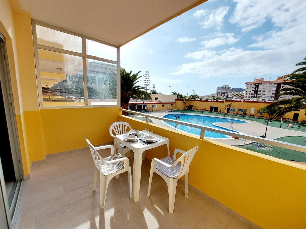 Sunny Cozy Nice Apartment Loscristianos Wifi,Pool Los Cristianos  Esterno foto